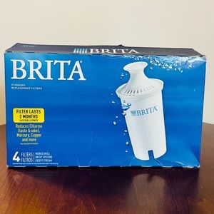 Brita Standard Pitcher Replacement Filters (4)